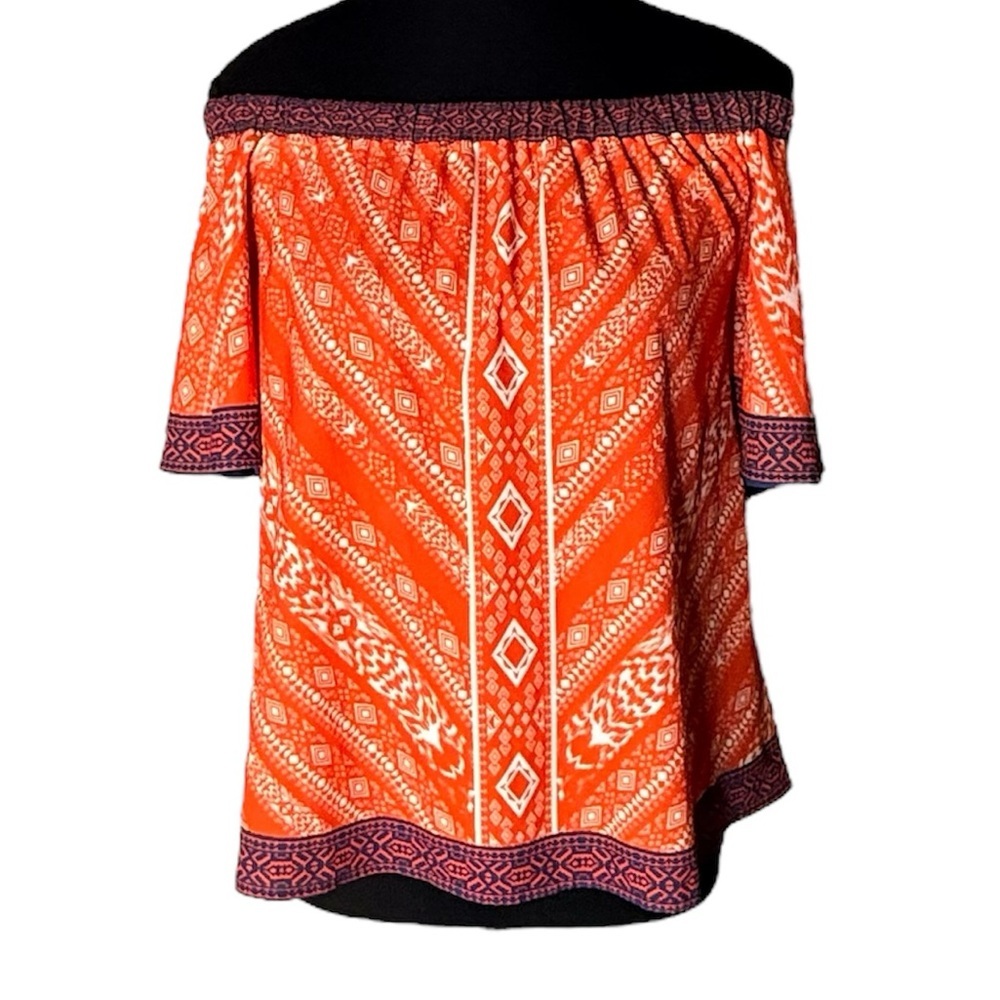 JEALOUS TOMATO Off Shoulder Top Peasant Blouse Flowy Oversized Boho Size Medium